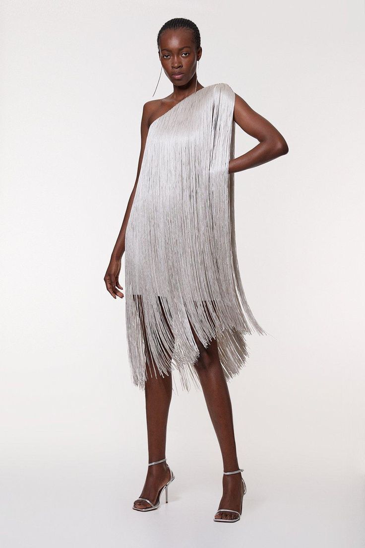 Playful Tassel Skirt Party Dress