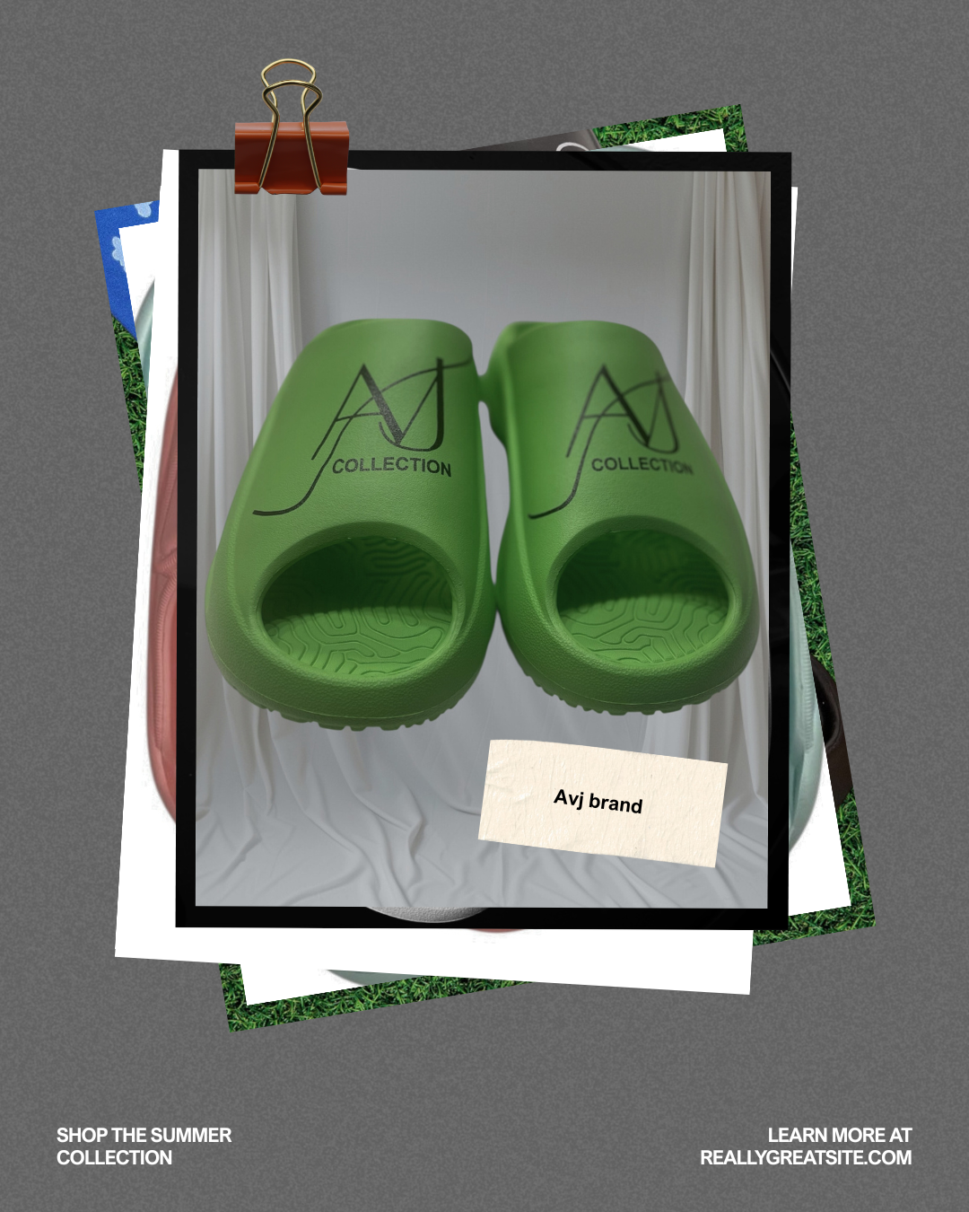 AVJ Collection Pillow Slides – Lime Green Cushioned Cloud Slippers for Women & Men