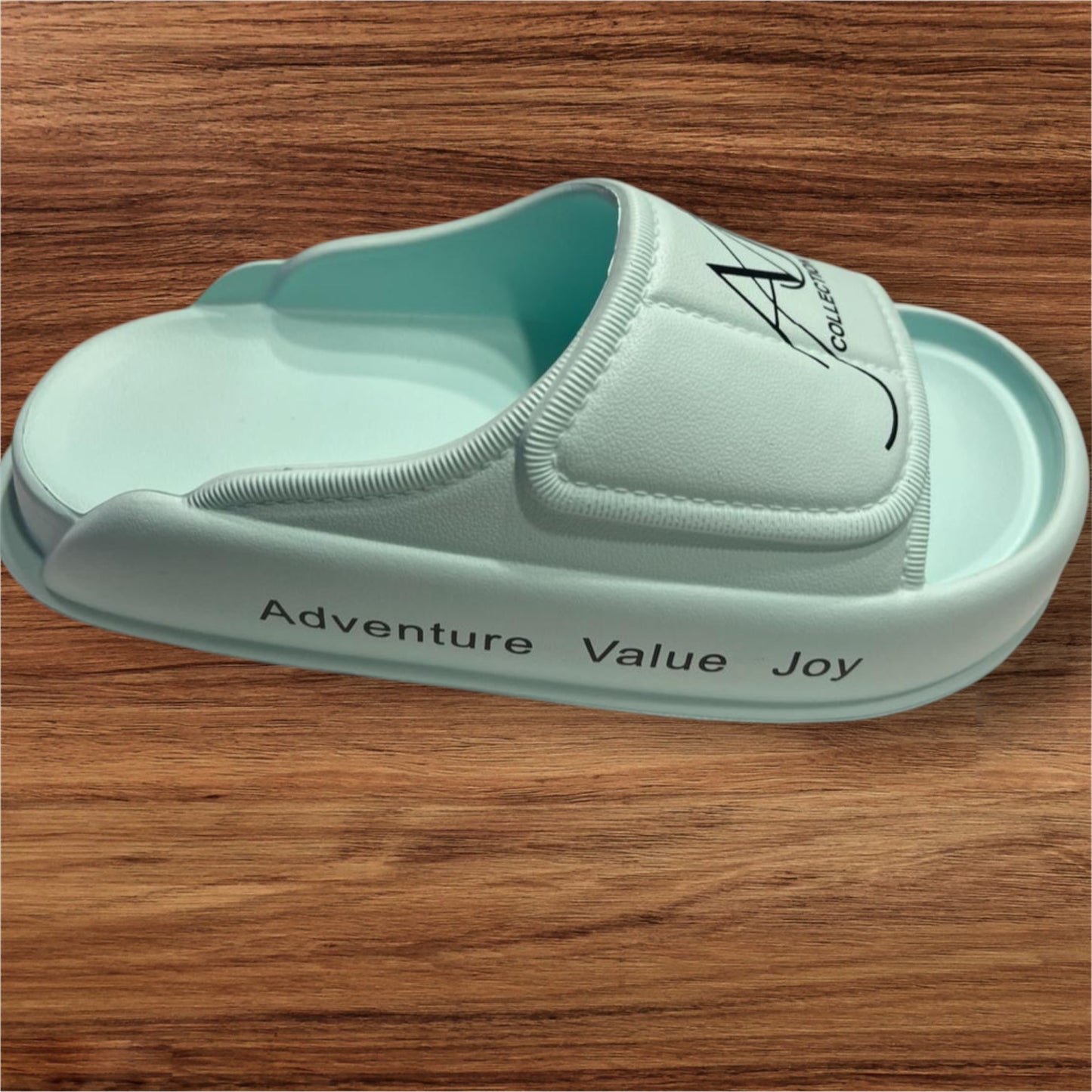 AVJ Collection Pillow Slides – Cloud Cushion Slippers for Women & Men | Soft Non-Slip Comfort Sandals (Mint Gree