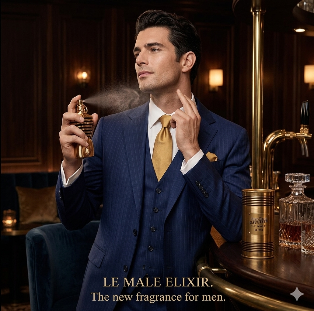 Jean Paul Gaultier Le Male Elixir Parfum Intense (2.5oz)