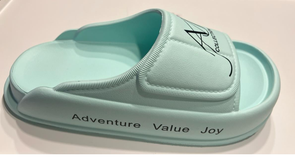 AVJ Collection Pillow Slides – Cloud Cushion Slippers for Women & Men | Soft Non-Slip Comfort Sandals (Mint Gree