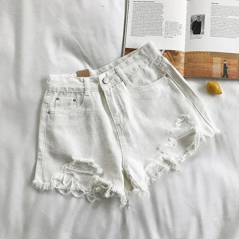AVJ market Denim Holes Shorts For Women  Fashion High WaistWide Leg Short summer 2026