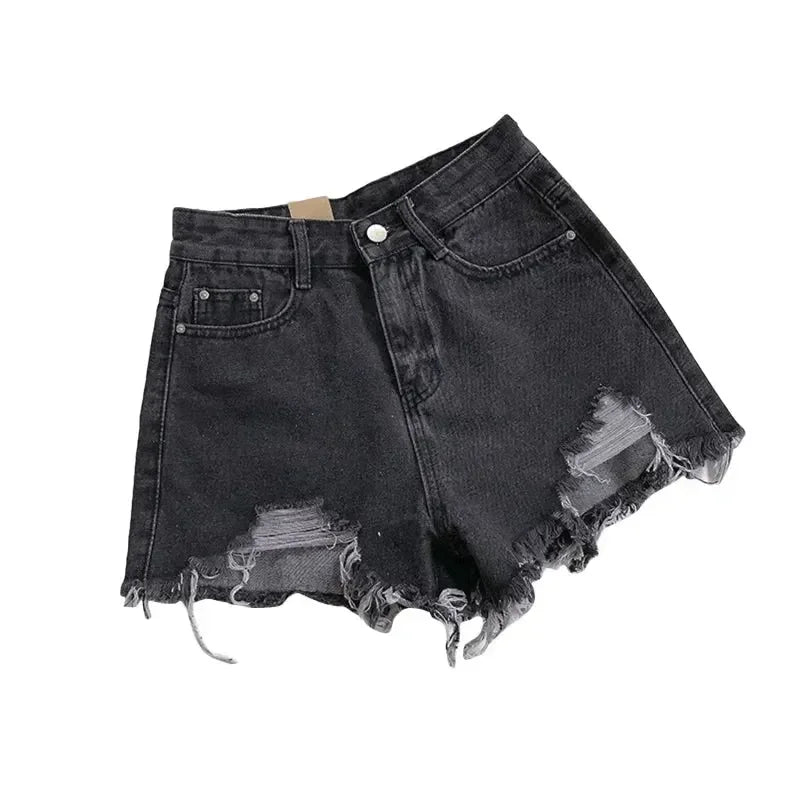 AVJ market Denim Holes Shorts For Women  Fashion High WaistWide Leg Short summer 2026