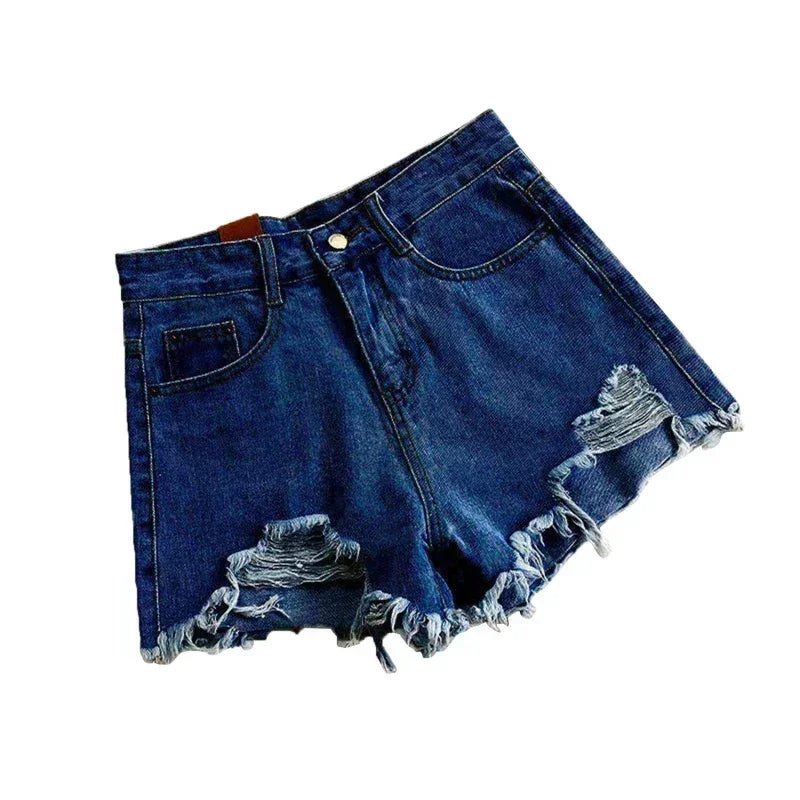 AVJ market Denim Holes Shorts For Women  Fashion High WaistWide Leg Short summer 2026