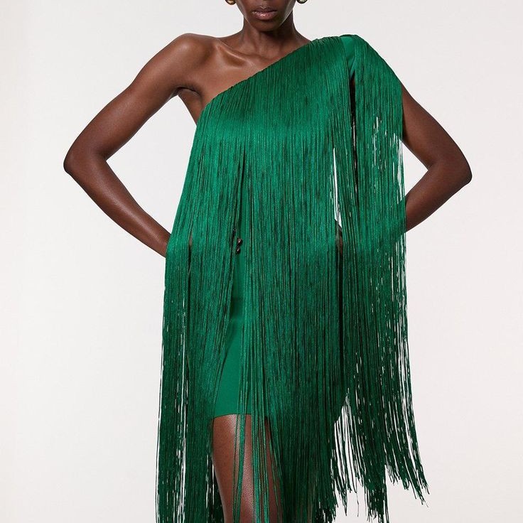 Playful Tassel Skirt Party Dress