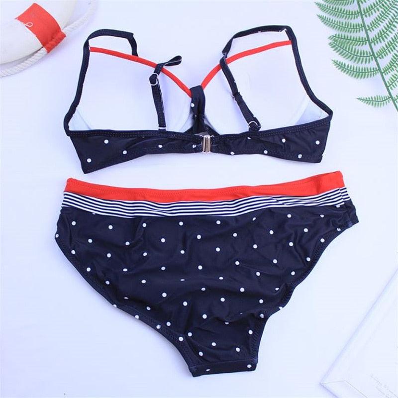 AVJ Market Collection 2 Pieces Women Swimsuit Women's High Waist Bikini Set Fashion puff Sleeve Swimwear Set Bathing Suits Solid Color Short Puff Sleeve Summer High Waist Cut Backless Bathing Suit Beachwear