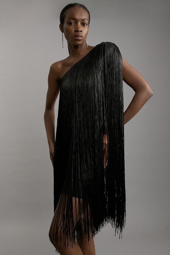 Playful Tassel Skirt Party Dress