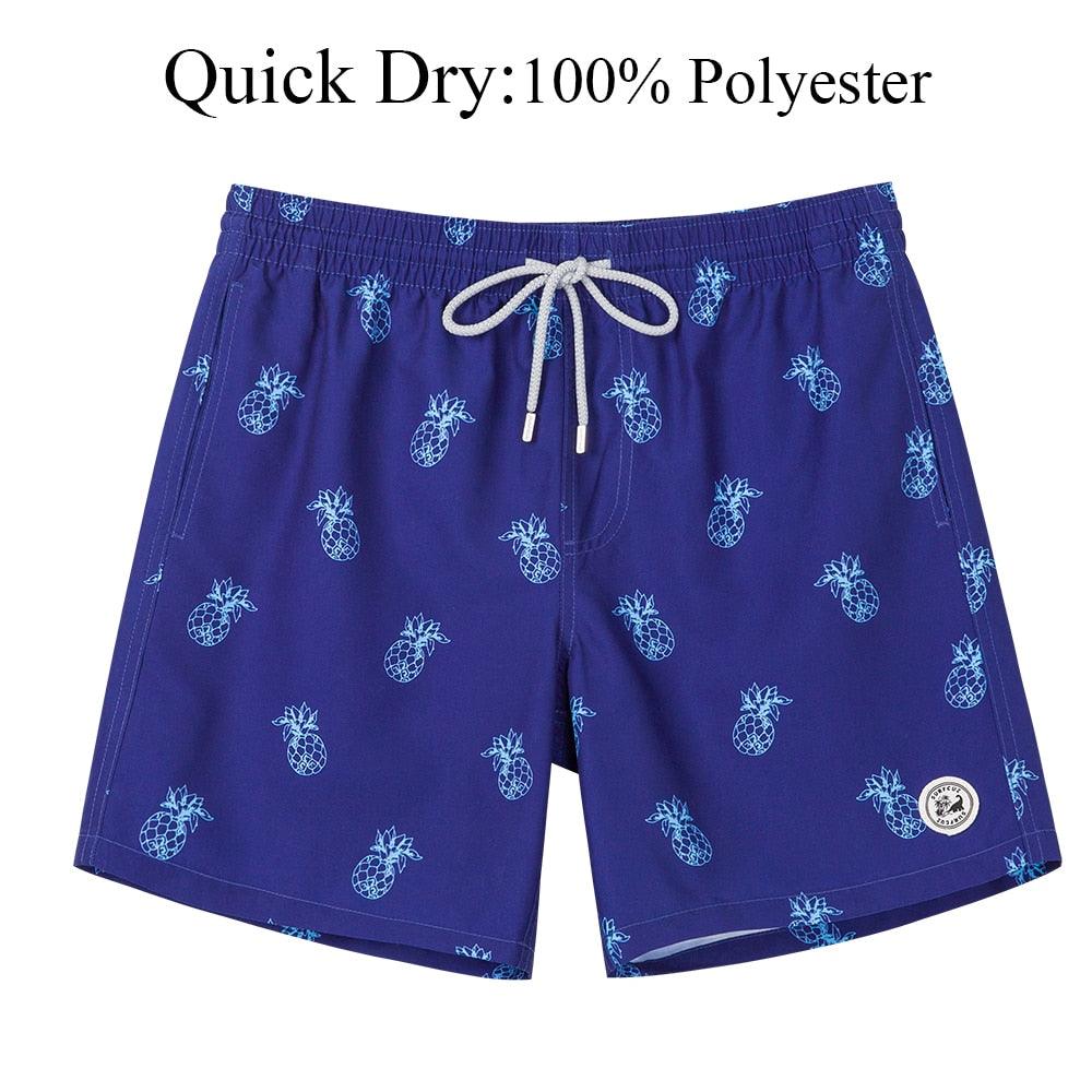 AVJ Market Collection Men Beach Shorts Boardshorts with Mesh Lining Men's Swimwear Beachwear Quick Dry Swim Shorts Swimming Trunks for Men Men's Beach Trunks Men's Beach Shorts Surfing Boardshorts with Mesh Lining Swimwear Outdoor Surfing Pants