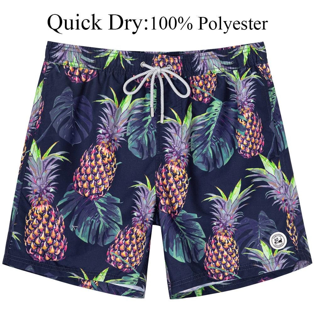 AVJ Market Collection Men Beach Shorts Boardshorts with Mesh Lining Men's Swimwear Beachwear Quick Dry Swim Shorts Swimming Trunks for Men Men's Beach Trunks Men's Beach Shorts Surfing Boardshorts with Mesh Lining Swimwear Outdoor Surfing Pants