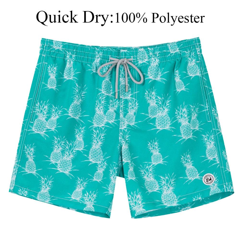 AVJ Market Collection Men Beach Shorts Boardshorts with Mesh Lining Men's Swimwear Beachwear Quick Dry Swim Shorts Swimming Trunks for Men Men's Beach Trunks Men's Beach Shorts Surfing Boardshorts with Mesh Lining Swimwear Outdoor Surfing Pants