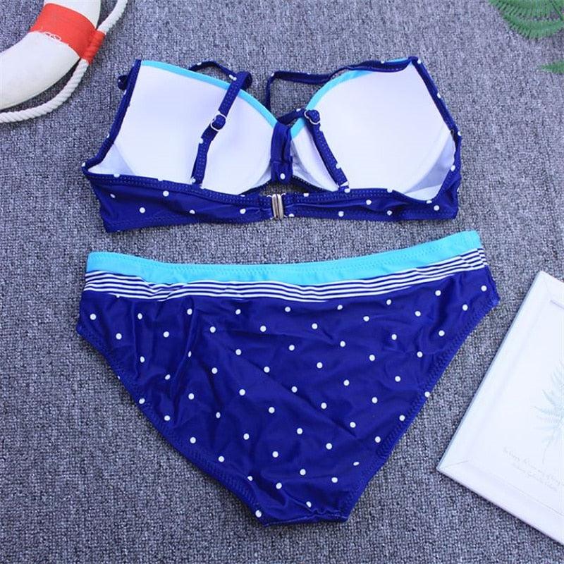 AVJ Market Collection 2 Pieces Women Swimsuit Women's High Waist Bikini Set Fashion puff Sleeve Swimwear Set Bathing Suits Solid Color Short Puff Sleeve Summer High Waist Cut Backless Bathing Suit Beachwear